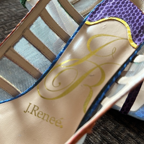 J. Renee Size 8M Multi-Color Sandals - Picture 2 of 5